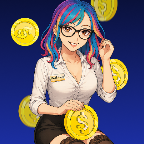 If you win her over, you claim the bounty pool, and Lily purchases the token on-chain